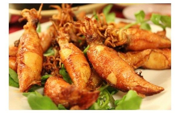 cách làm mực chiên nước mắm