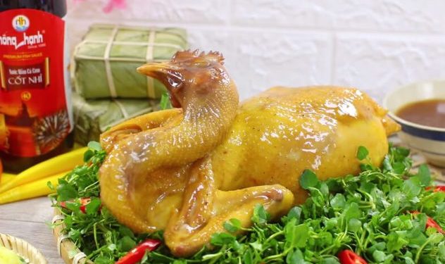 gà hấp nước mắm