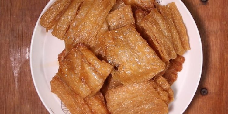 sườn non chay chiên nước mắm