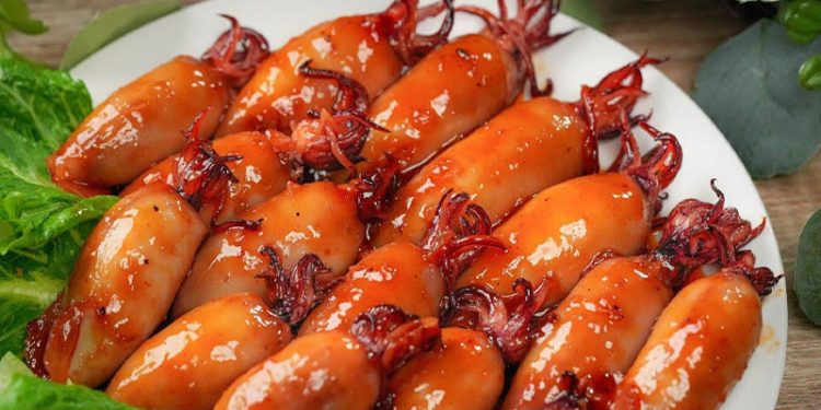 mực rim nước mắm