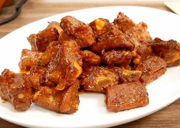 sườn rim nước mắm