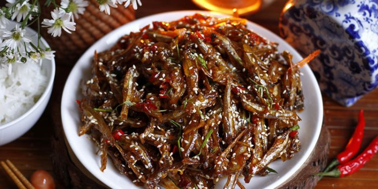 Công thức 2: Khô cá cơm chiên nước mắm