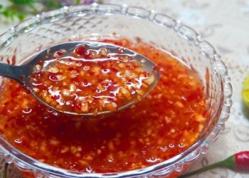 Cách làm nước mắm ăn bún thịt nướng với dứa 