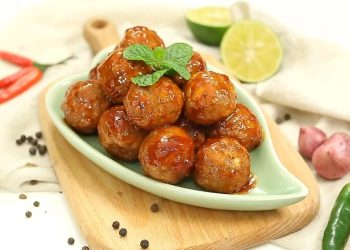 bò viên chiên nước mắm