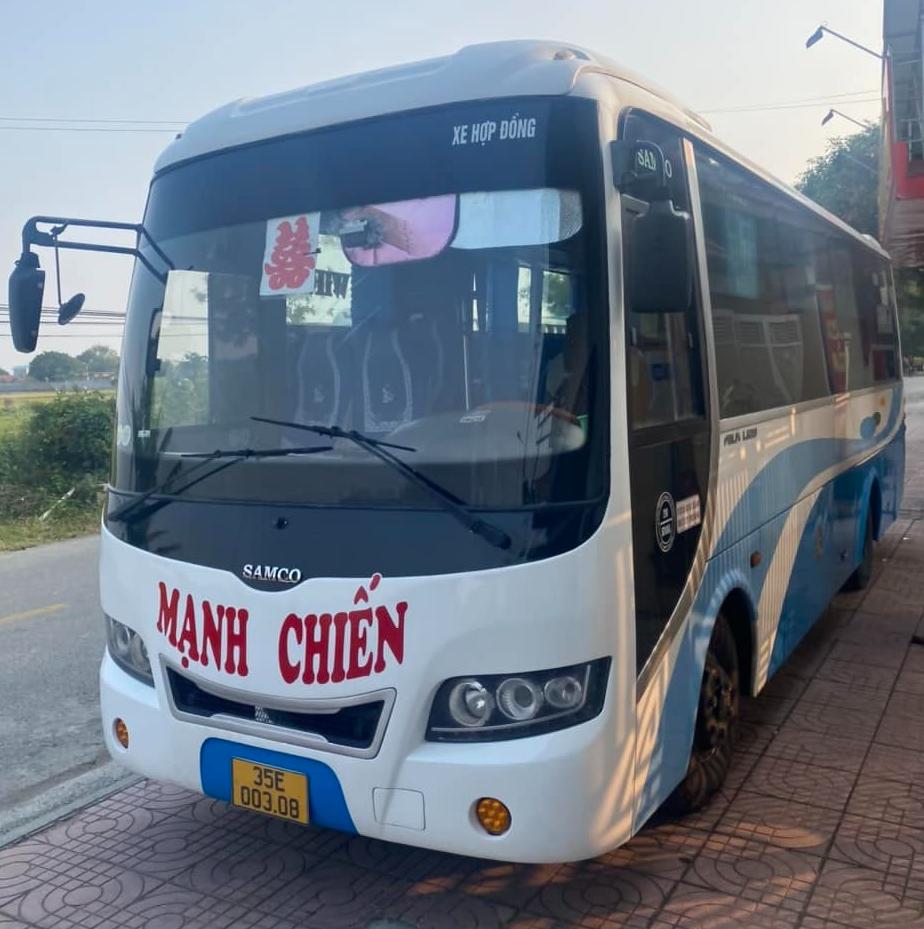 Nhà xe Mạnh Chiến Ninh Bình đi Thái Nguyên