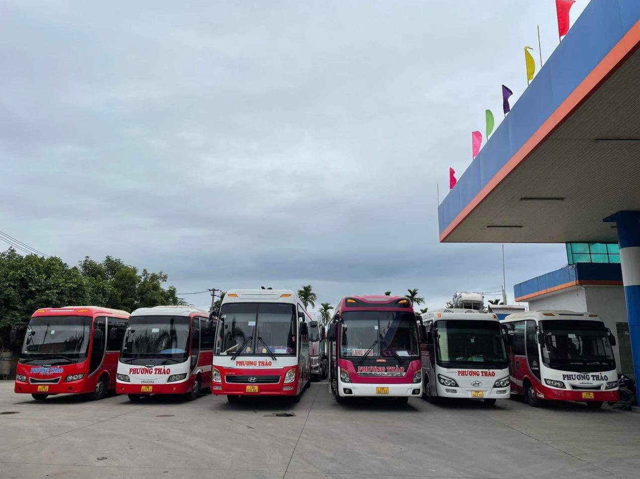 Xe khách Phương Thảo tuyến Ninh Bình - Thái Nguyên