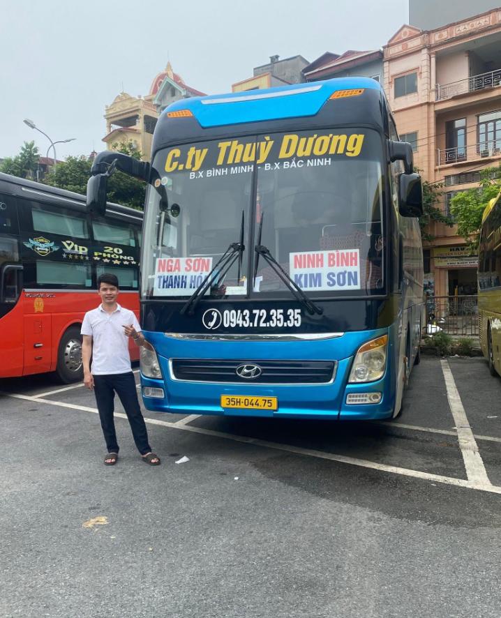 Nhà xe Thùy Dương từ Ninh Bình đến Thái Nguyên